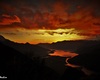 tramonto che da sul Lago di Como visto da sopra Frasnedo