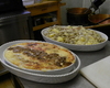 Tortino di Polenta con Funghi Porcini e crema di Taleggio gratinata al
forno.