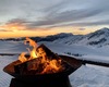 La magia del fuoco e della neve al rifugio Parafulmine