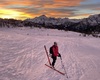 Sci Alpinismo serale con tramonti wow