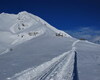 Panorama da Piancansaccio, Alpe Arera verso il rifugio e il Pizzo Arera