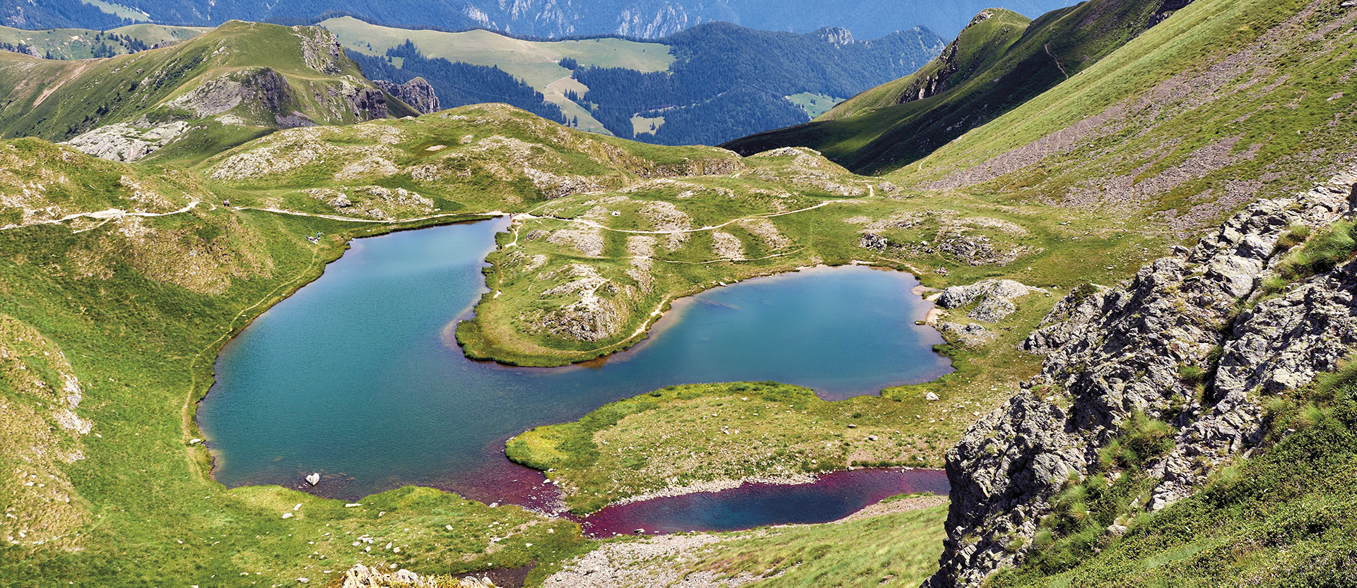 La splendida conca dei laghi di Ponteranica